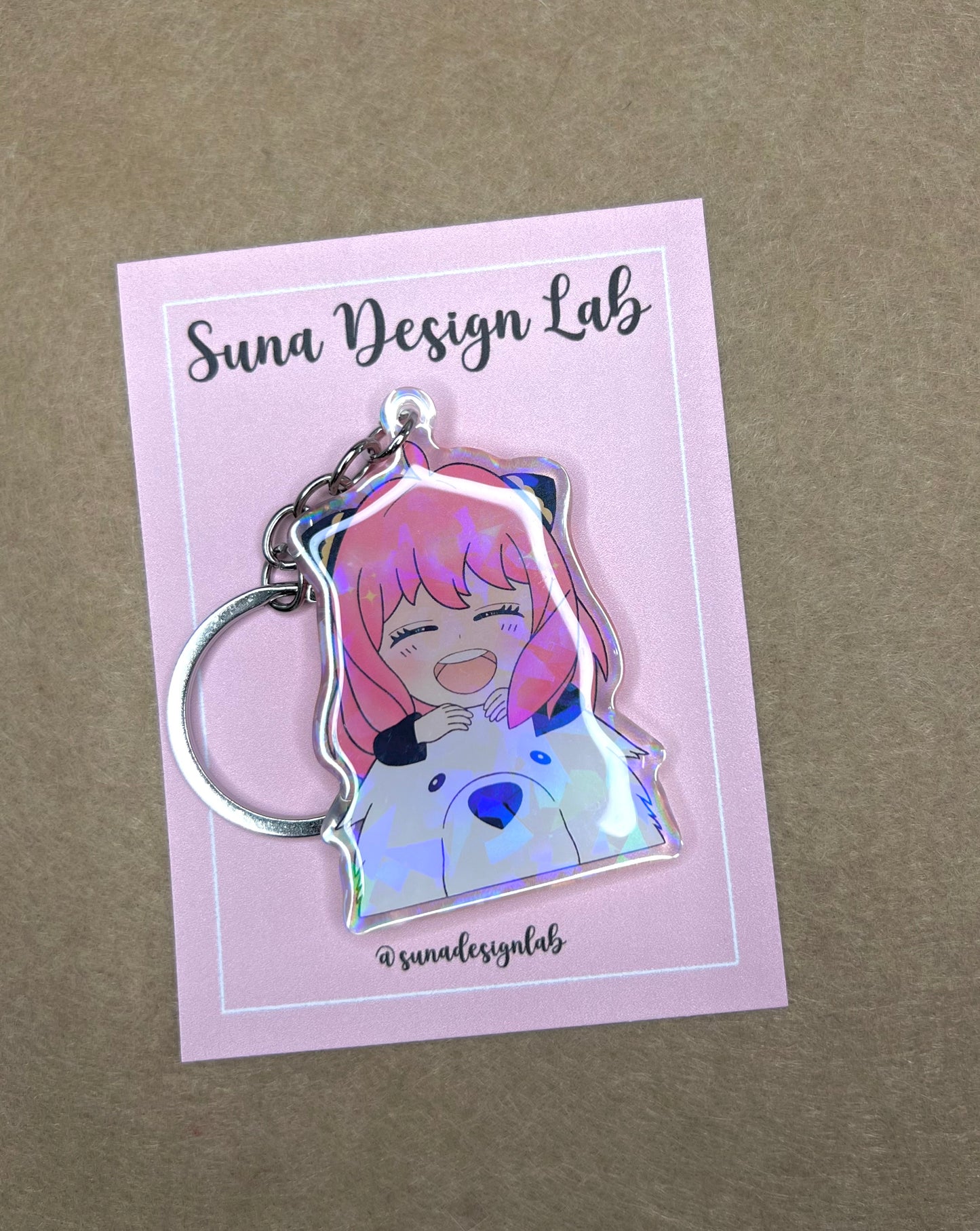 K40 - Anya and Bond Keychain