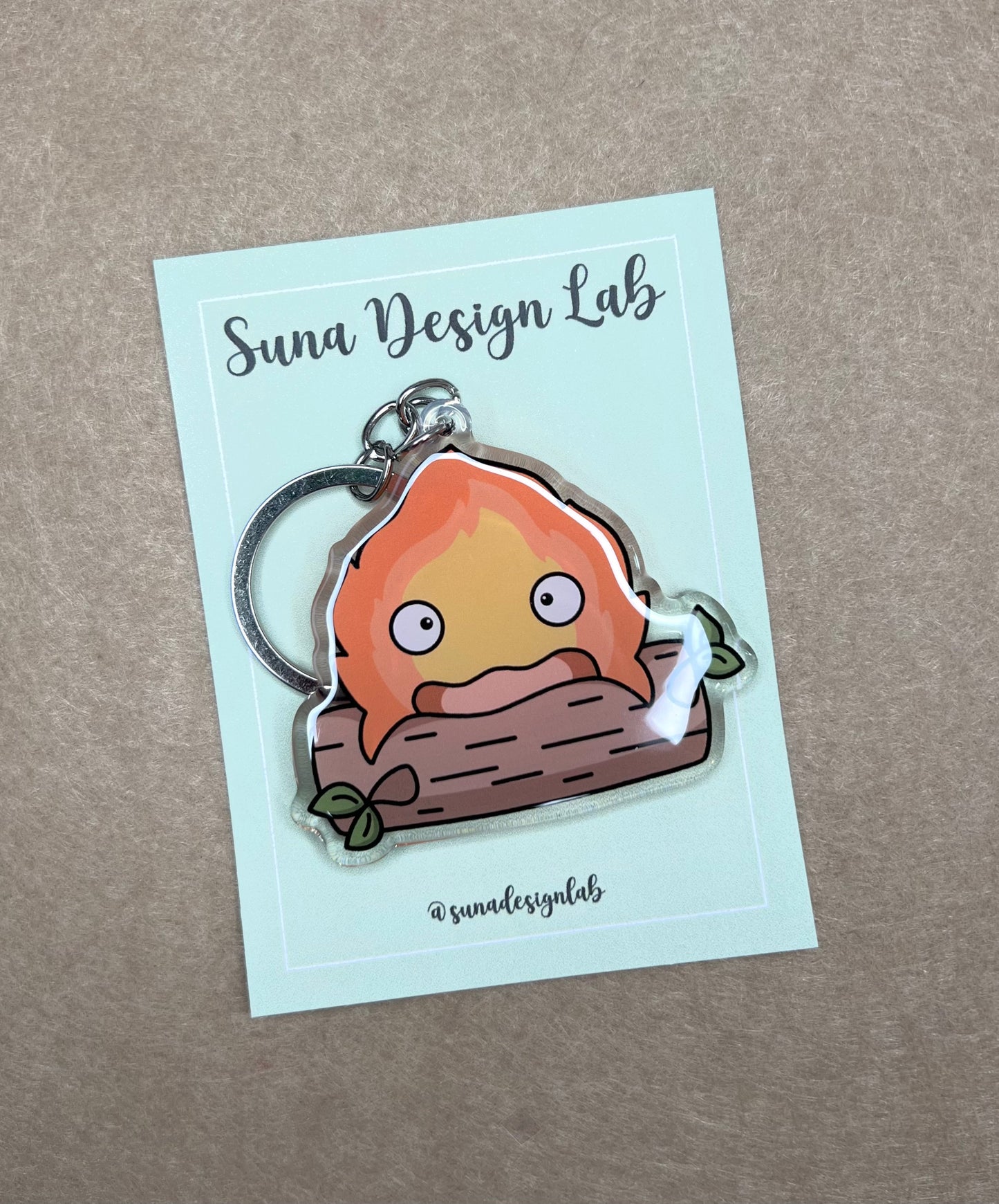 K37 - Calcifer Keychain