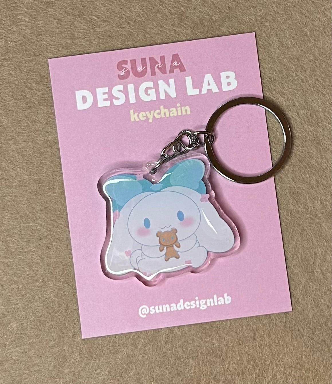 K29 - Beary Cinnamoroll Keychain