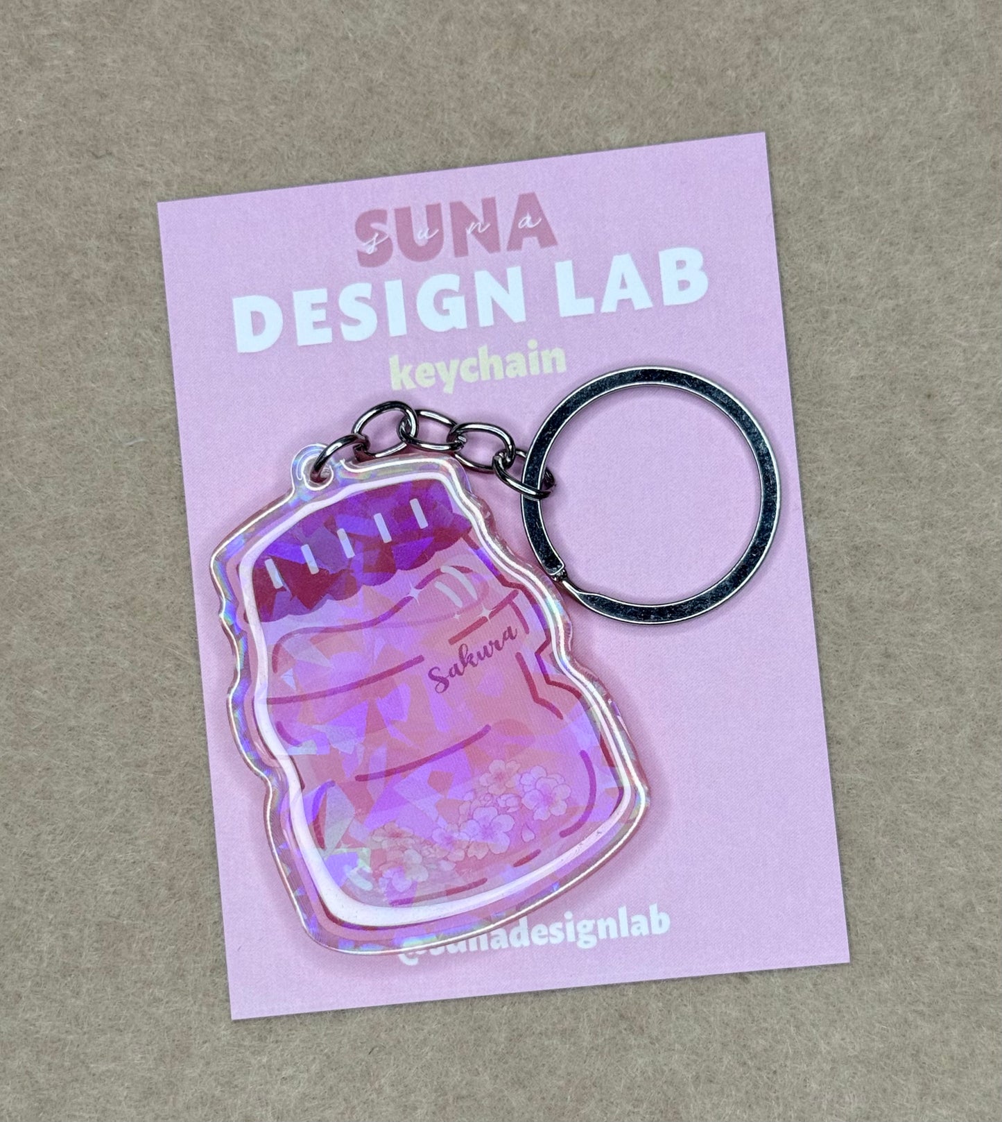 K01 - Sakura Yakult Keychain