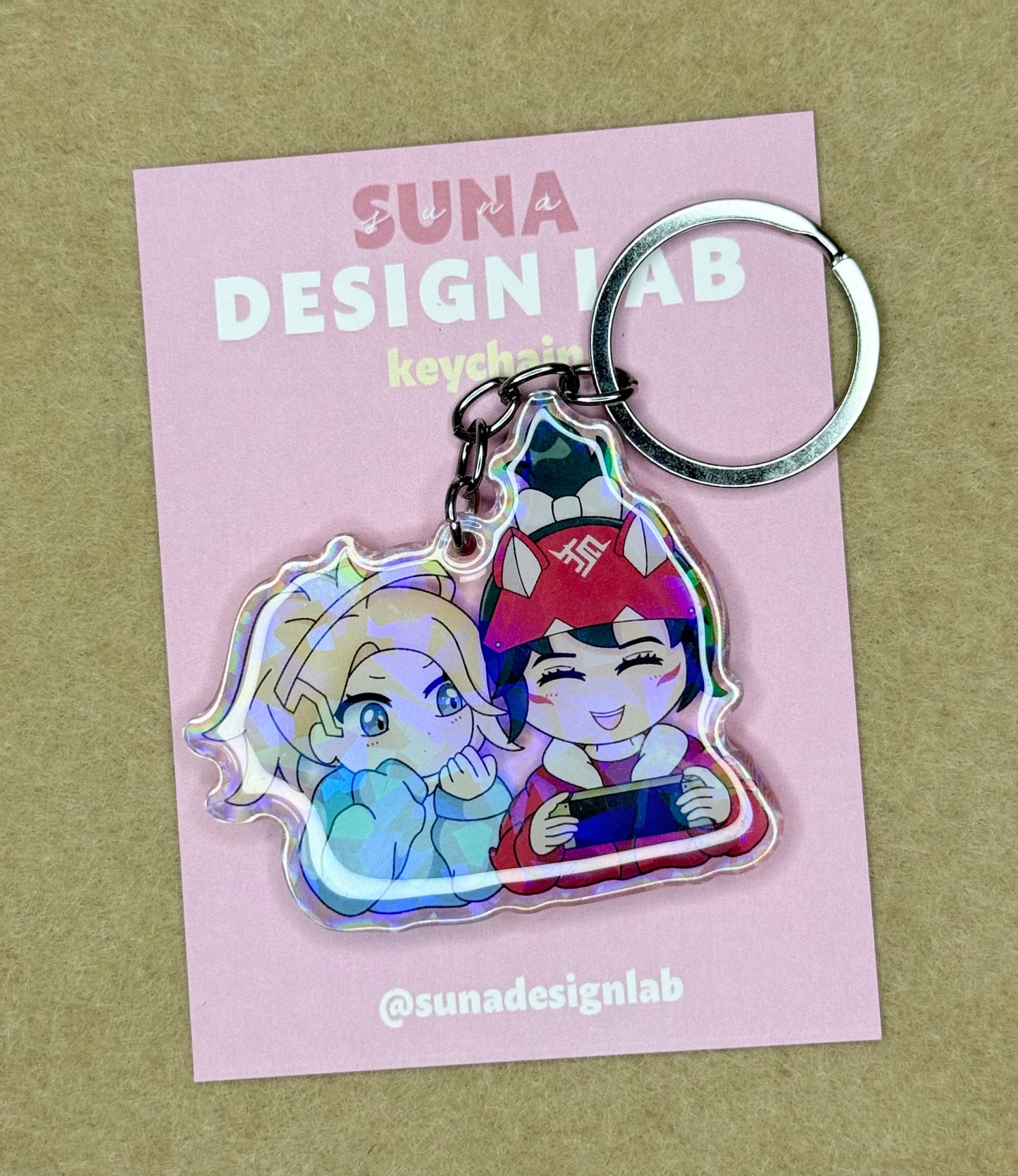 K45 - Kiri and Mercy Keychain