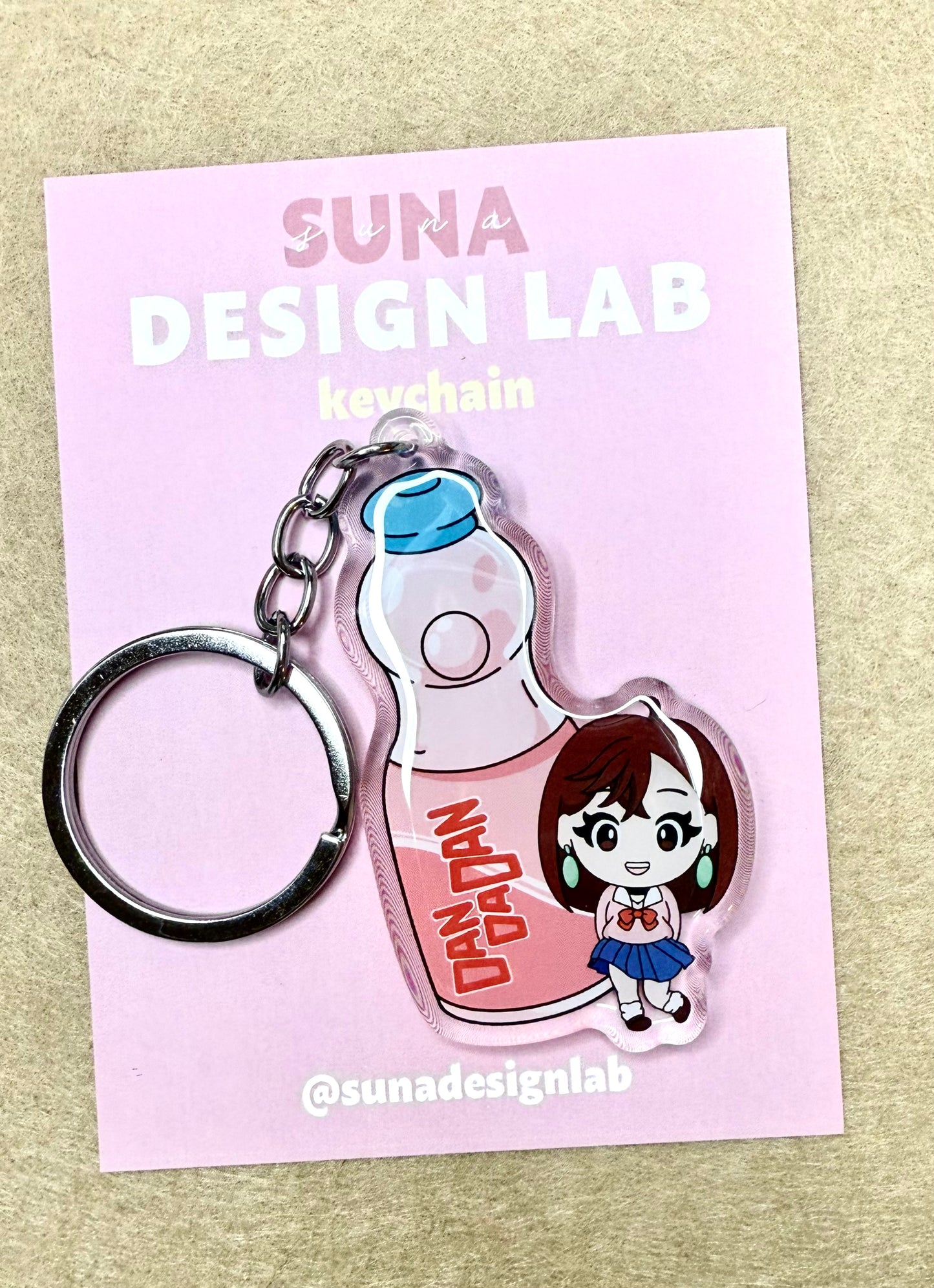 K41 - Momo Ramune Keychain