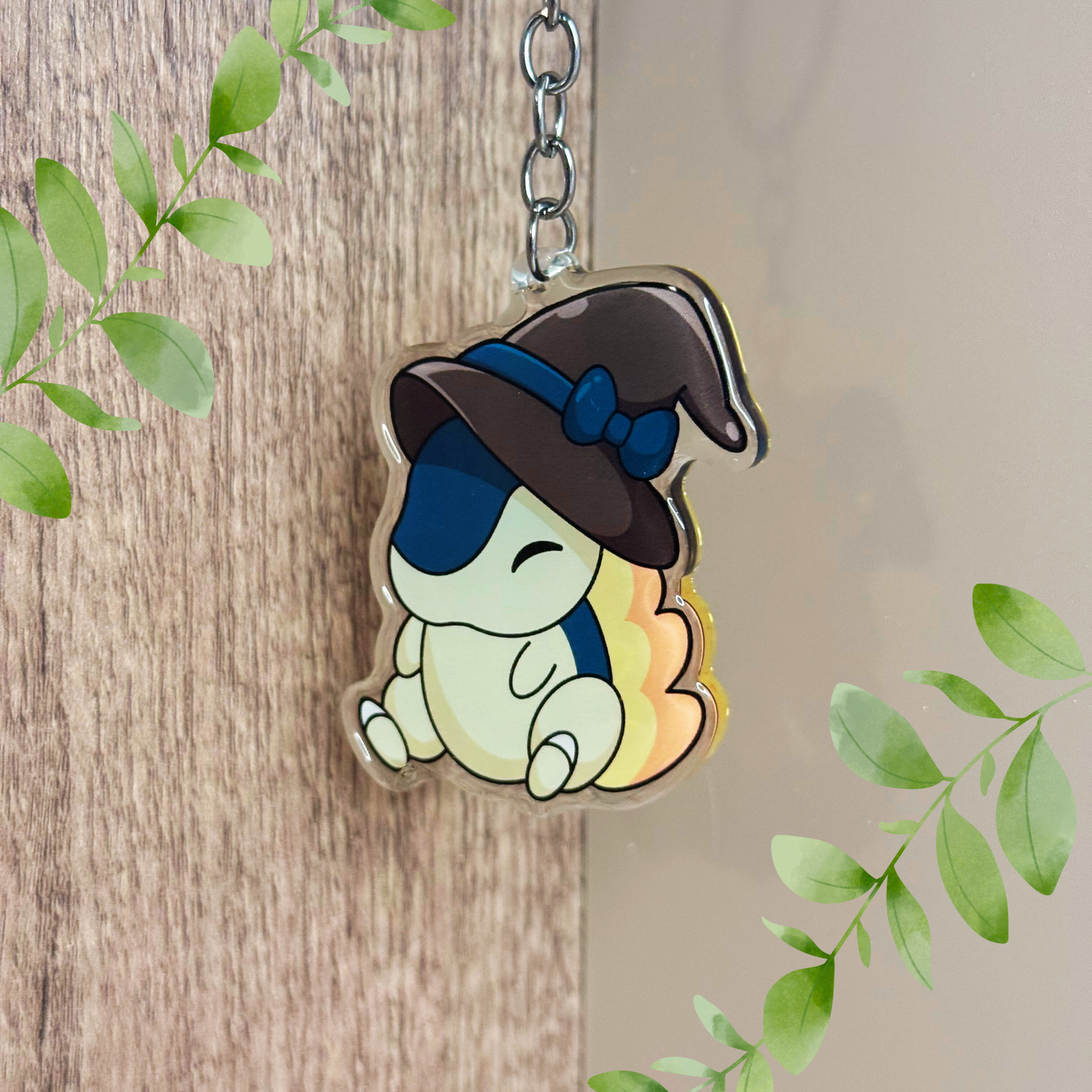 Halloween Cyndaquil Keychain
