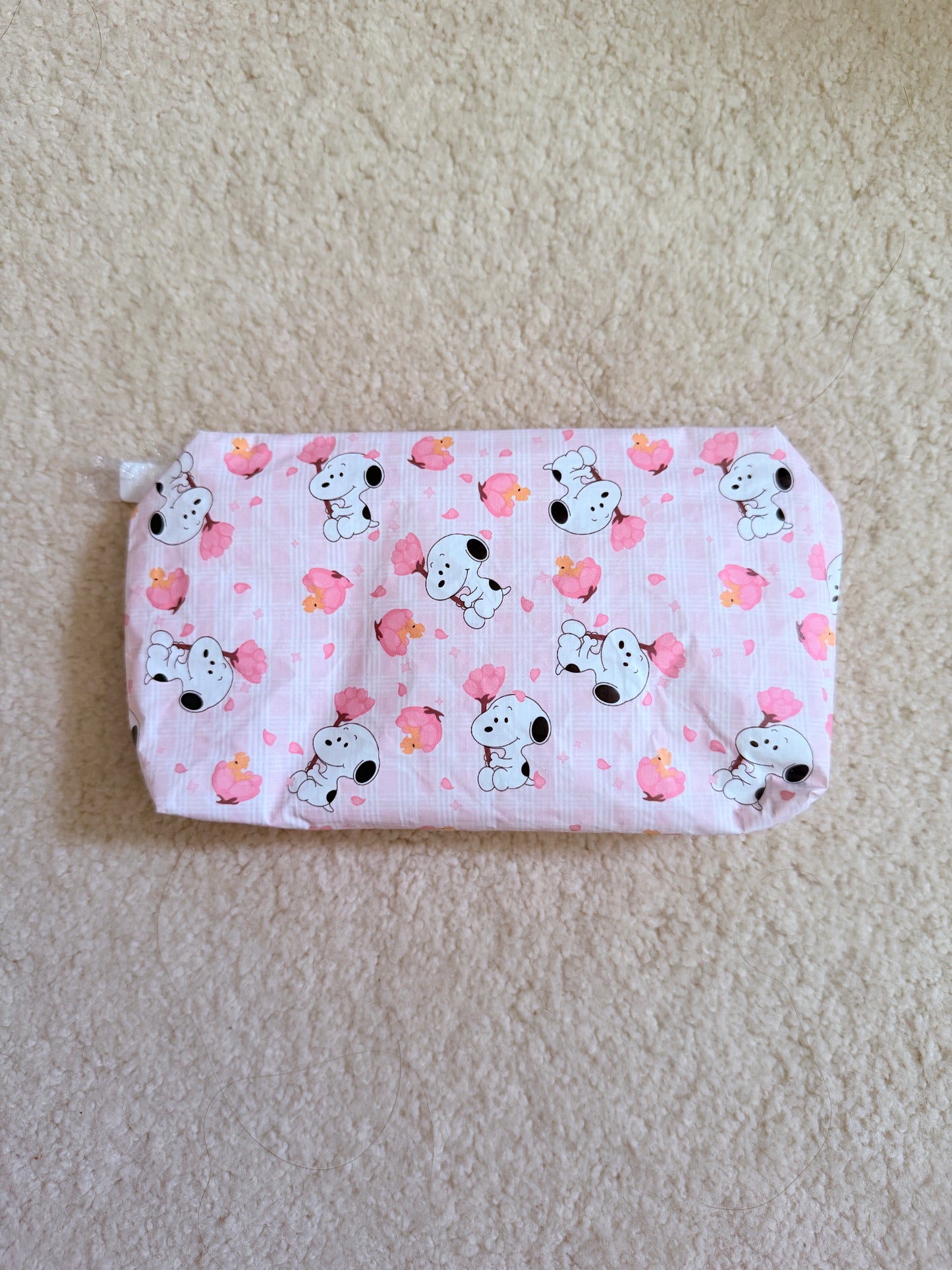 Mini Sakura Snoopy Tyvek Pouch