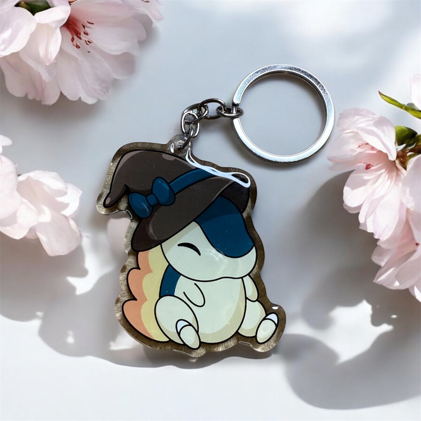 K14 - Halloween Cyndaquil Keychain
