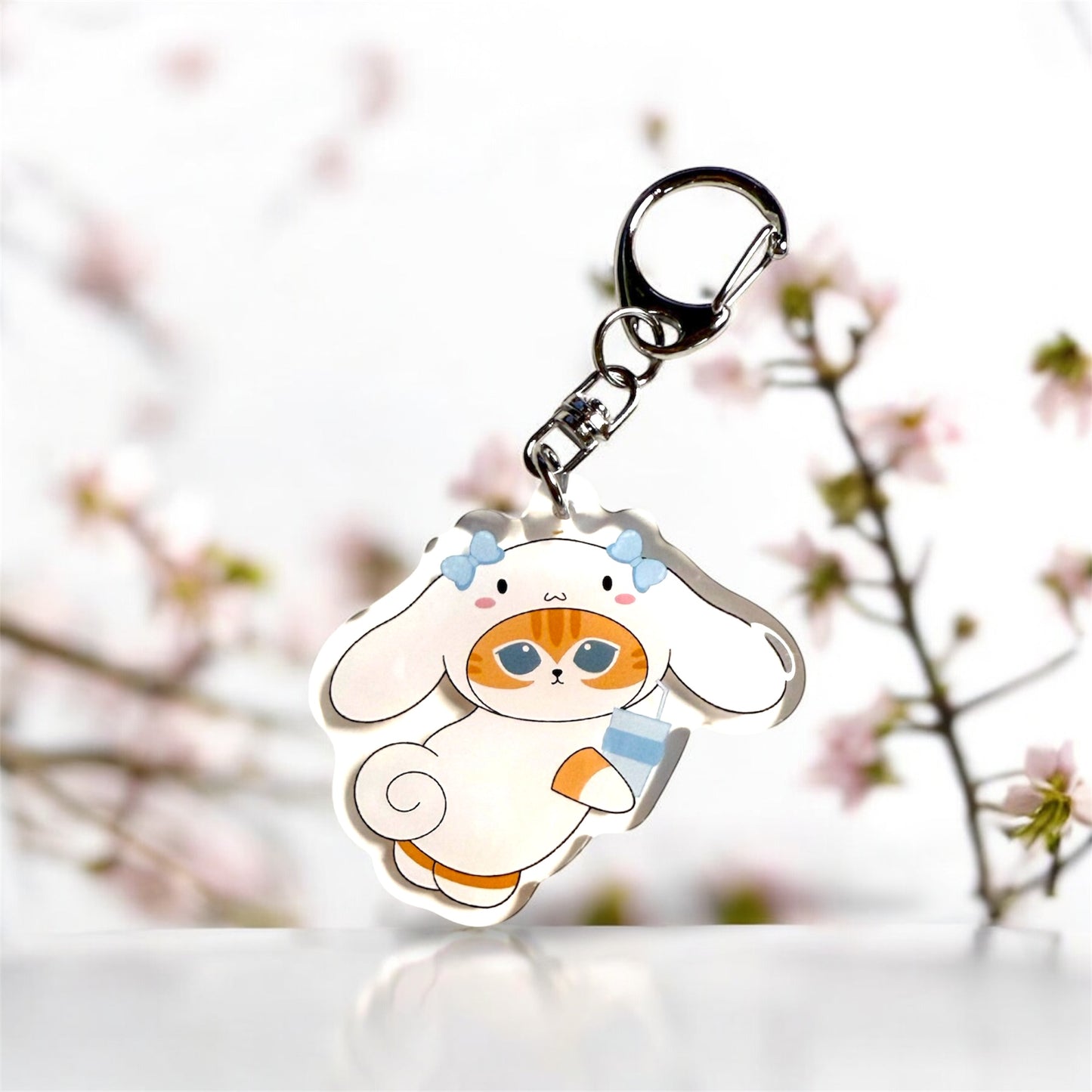 K59 - Cinnamoroll Mofusand Keychain