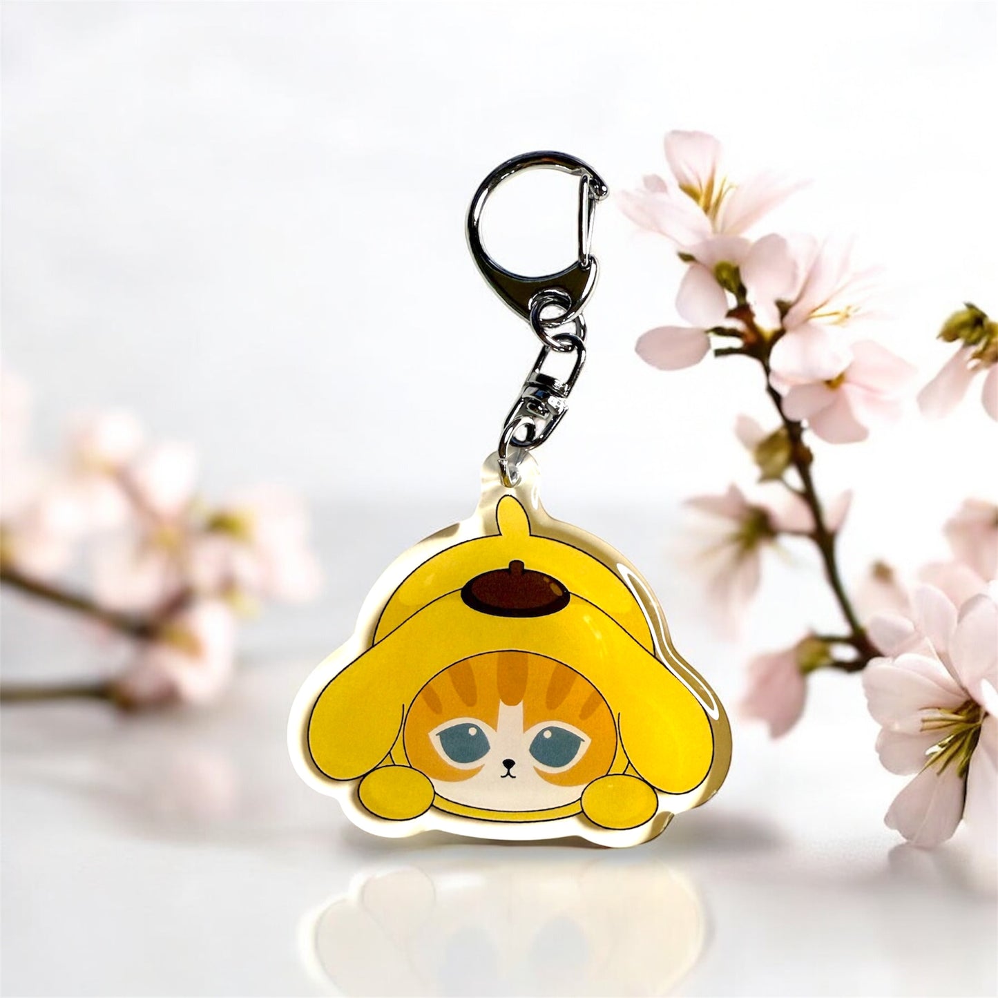 K62 - Pom Pom Purin Mofusand Keychain