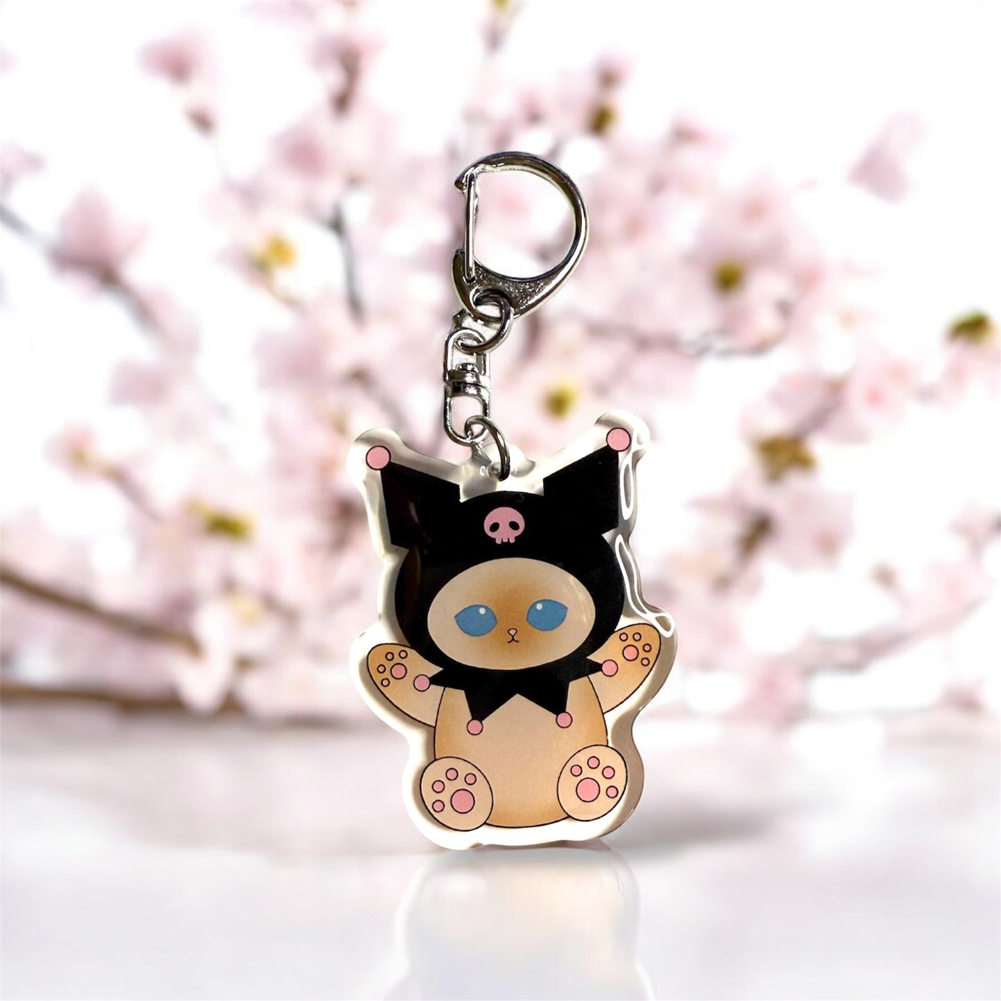 K61 - Kuromi Mofusand Keychain
