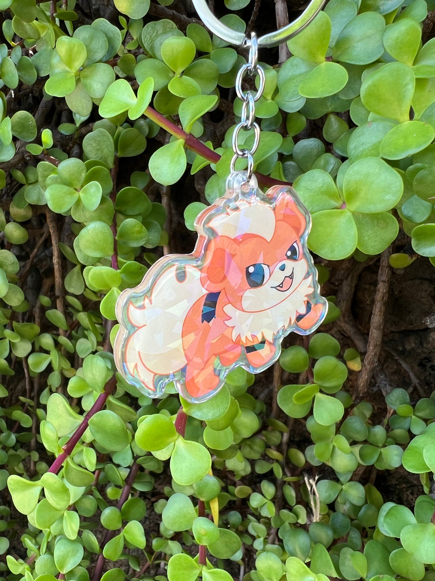 Growlithe Keychain