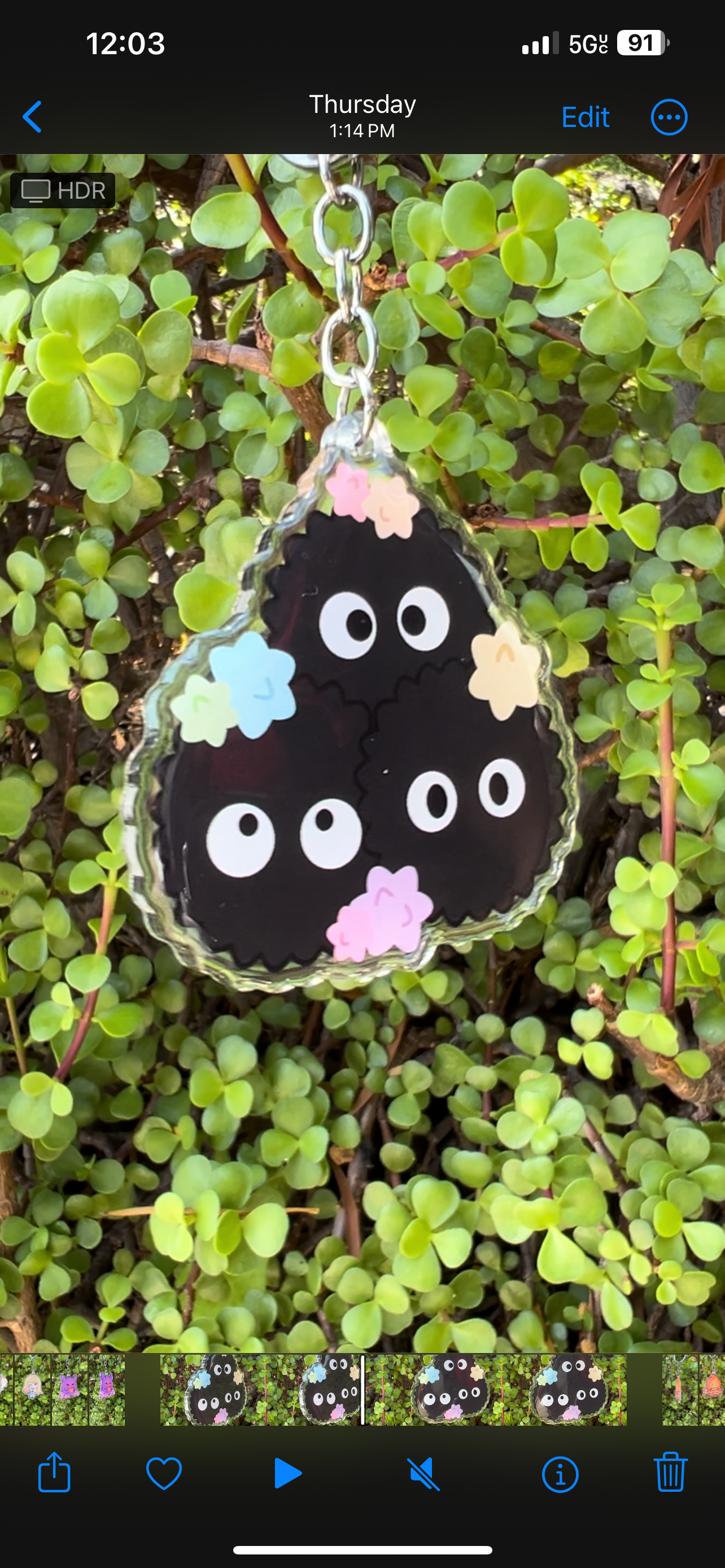 K36 - Soot Sprite Keychain