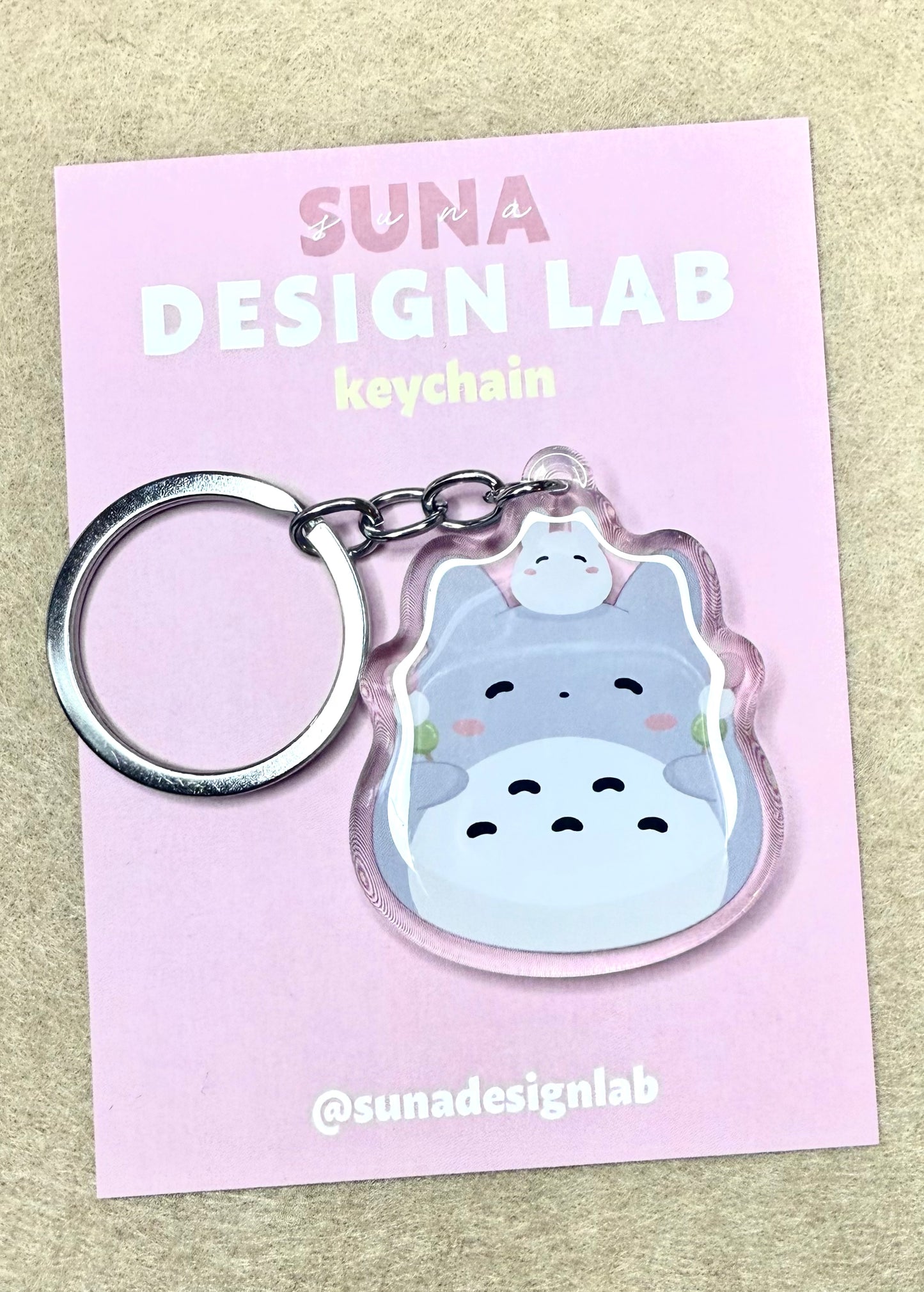 K35 - Totoro Dango Keychain