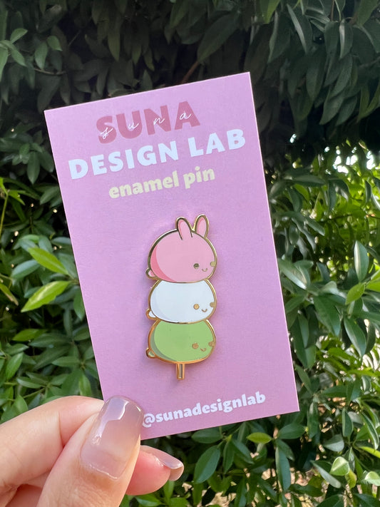 P1 - Bunny Dango Pin