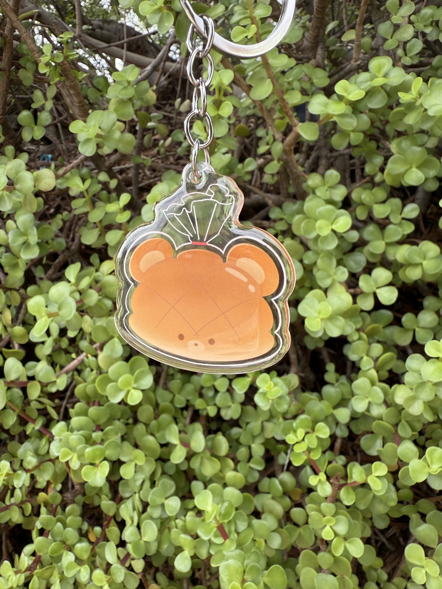 K34 - Bear Pan in Bag Keychain