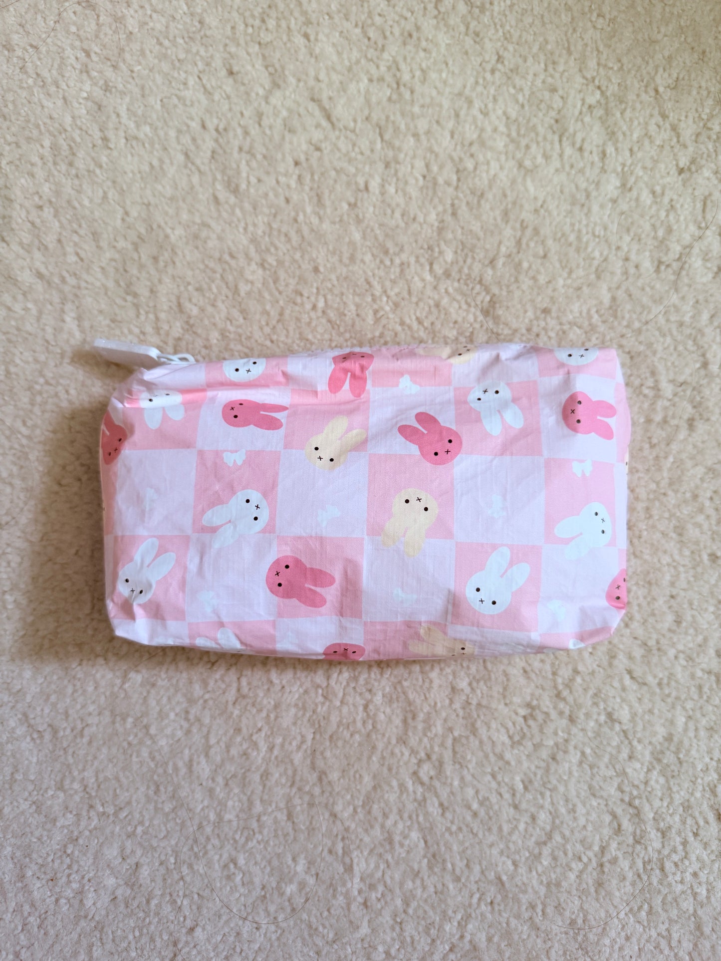 Mini Checkered Miffy Tyvek Pouch