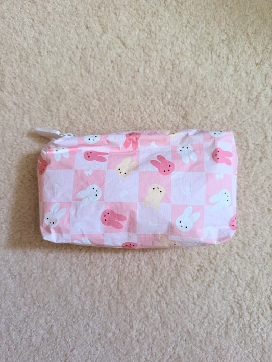 Mini Checkered Miffy Tyvek Pouch