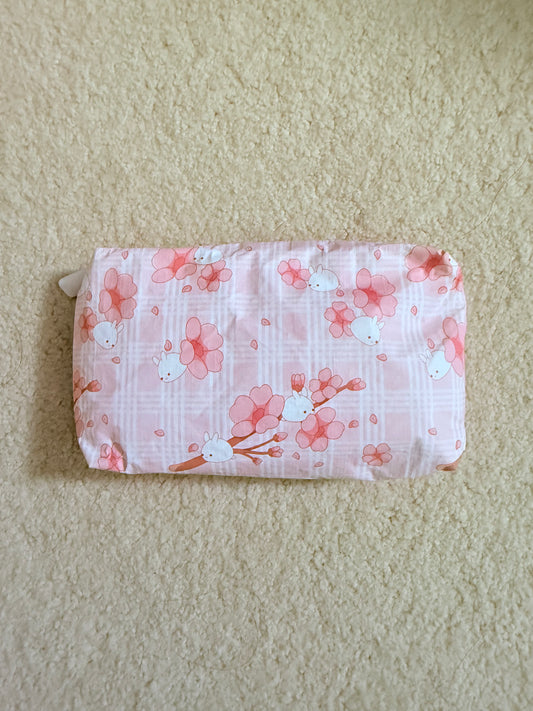 Mini Bunny Sakura Tyvek Pouch