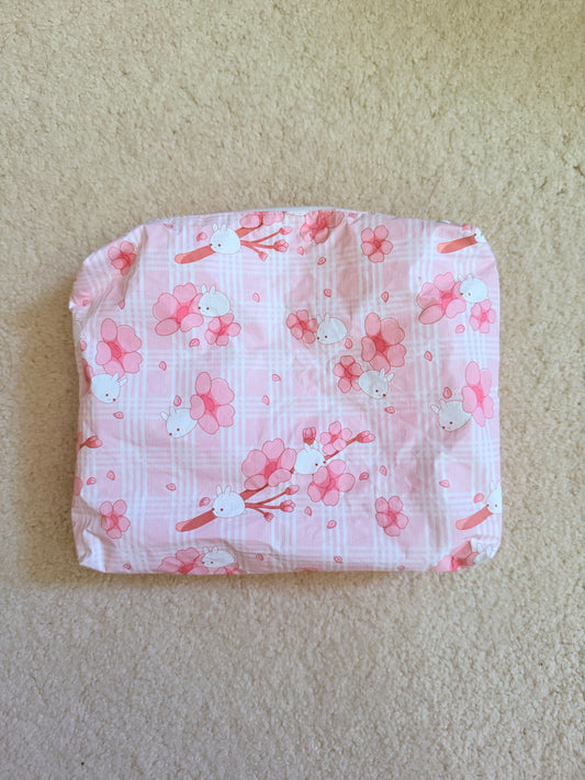 Small Bunny Sakura Tyvek Pouch