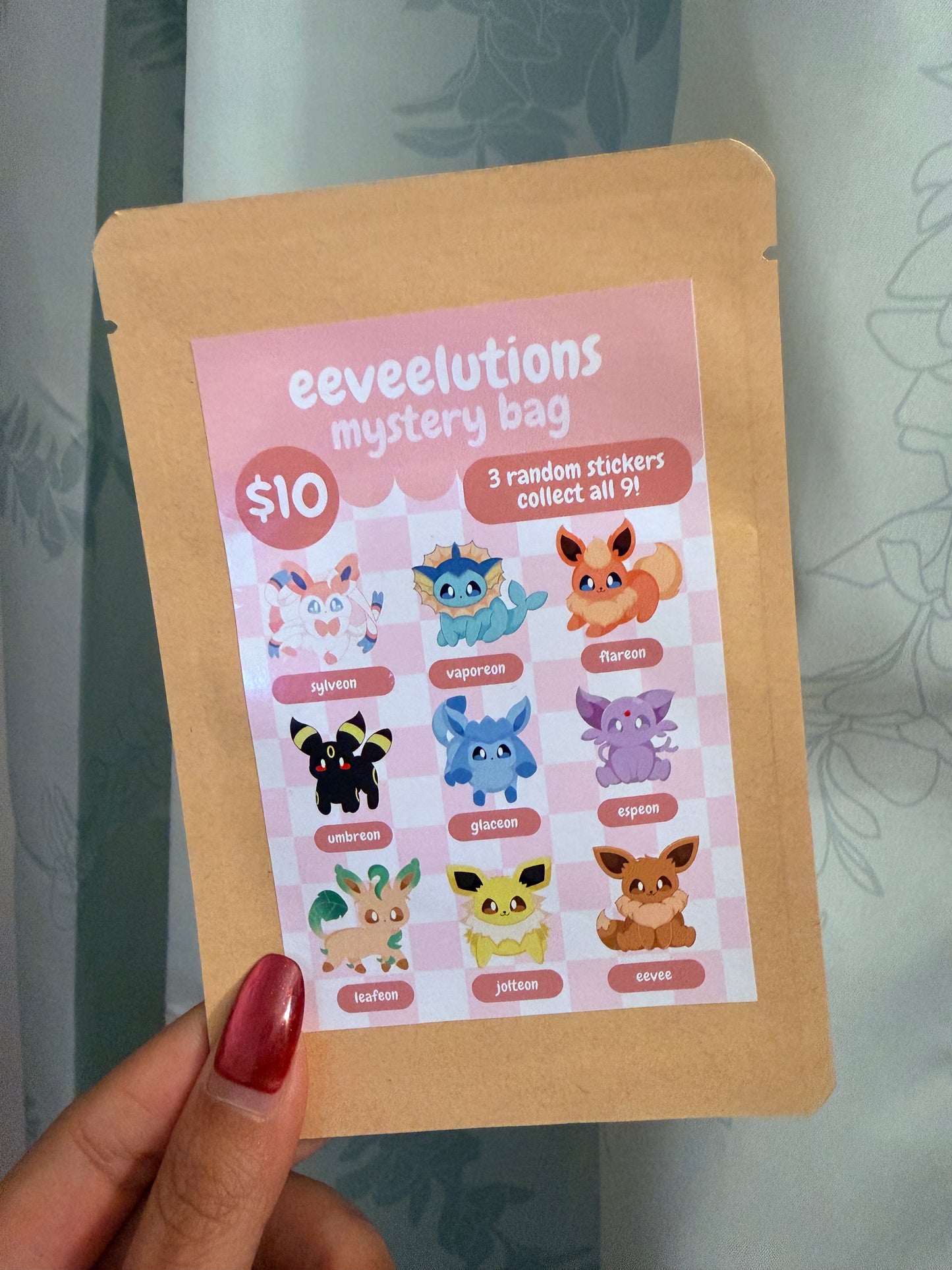 Eeveelutions Mystery Sticker Bag