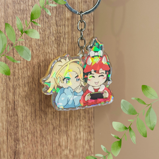 キリとマーシーのキーホルダー