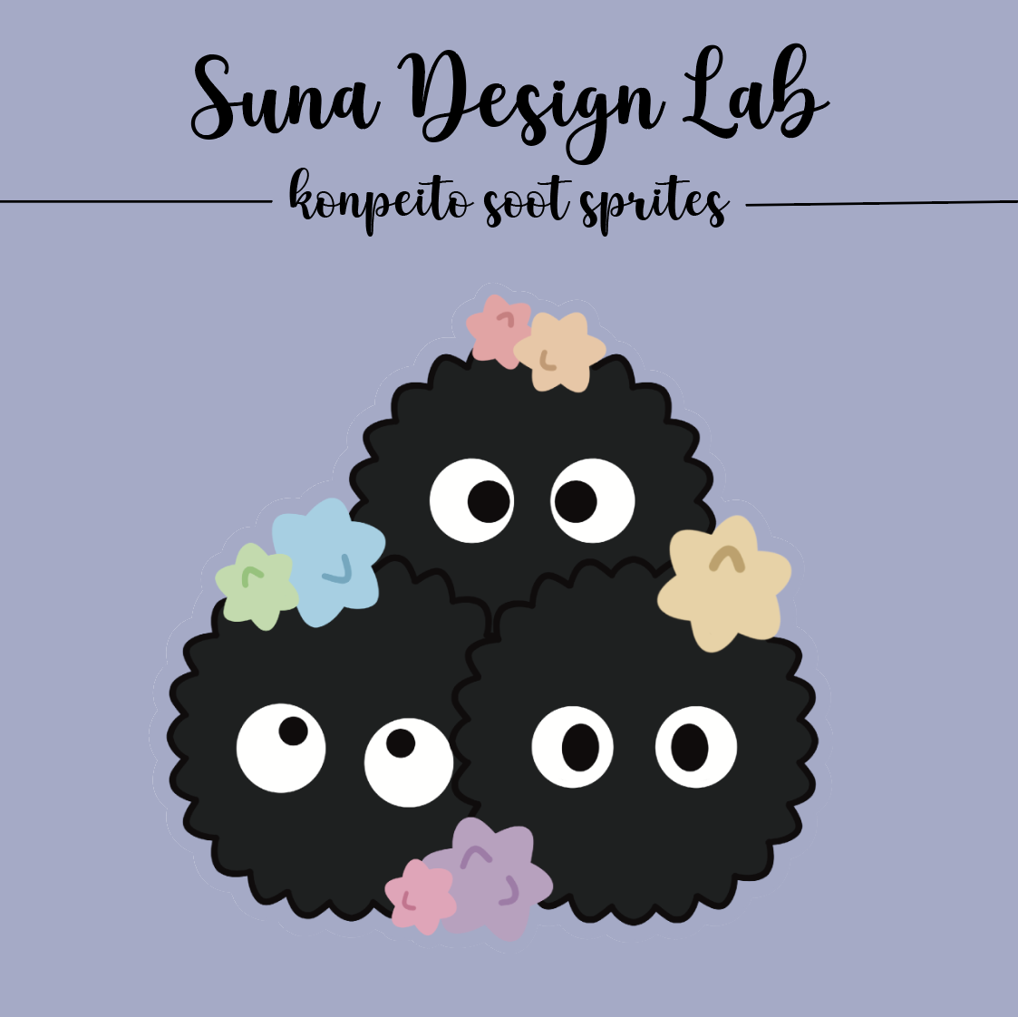 S45 - Konpeito Soot Sprite – Suna Design Lab
