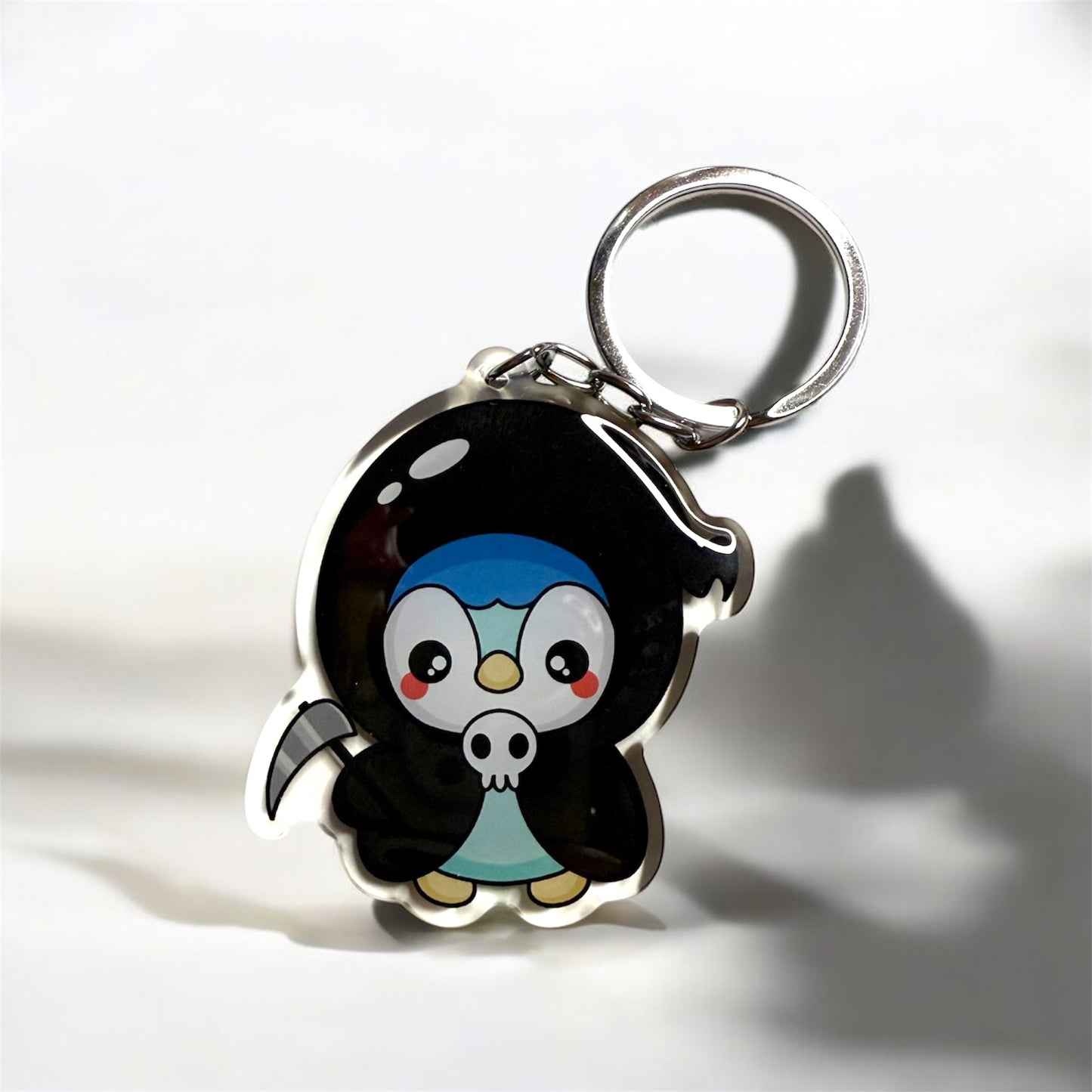 K18 - Halloween Piplup Keychain