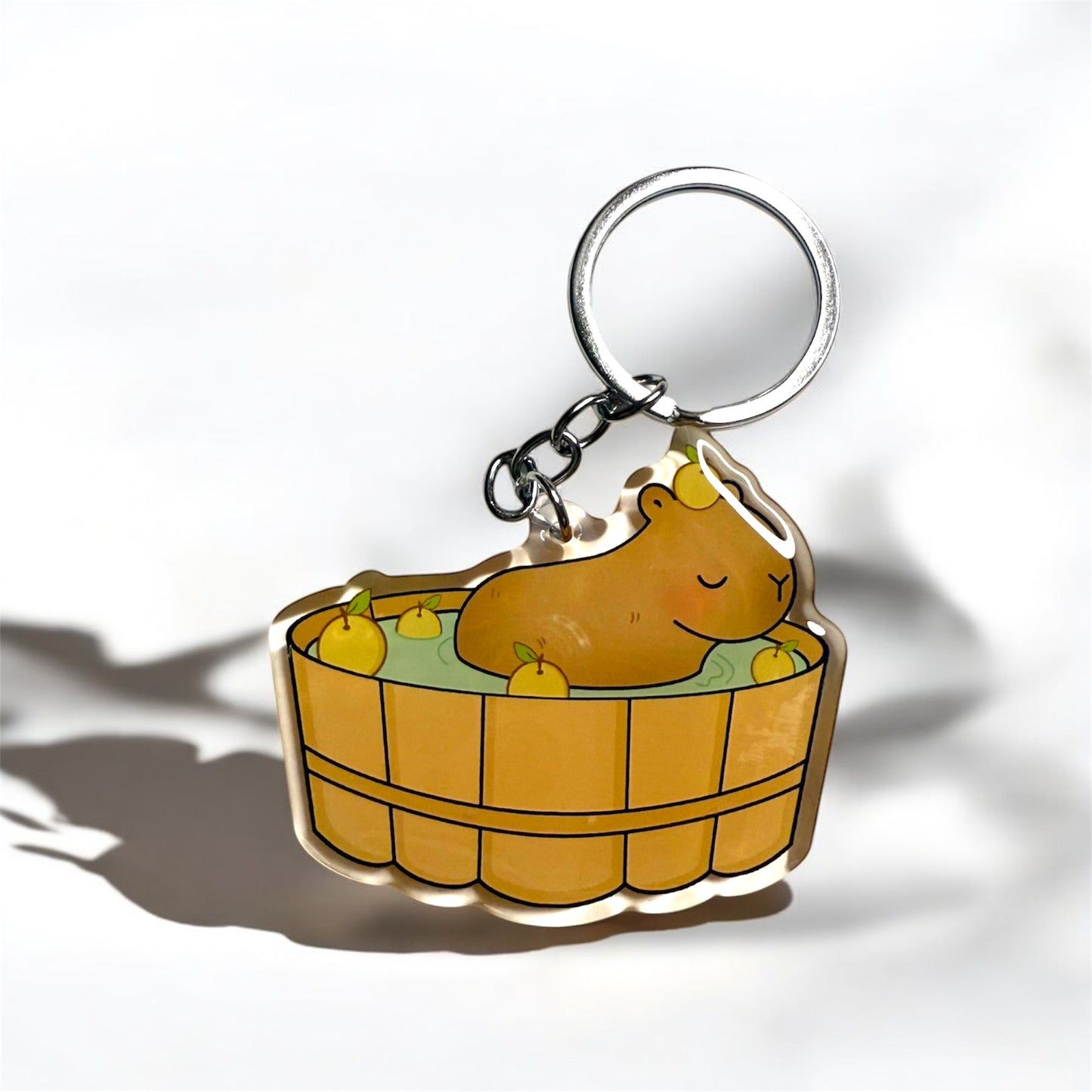 K20 - Capybara Onsen Keychain