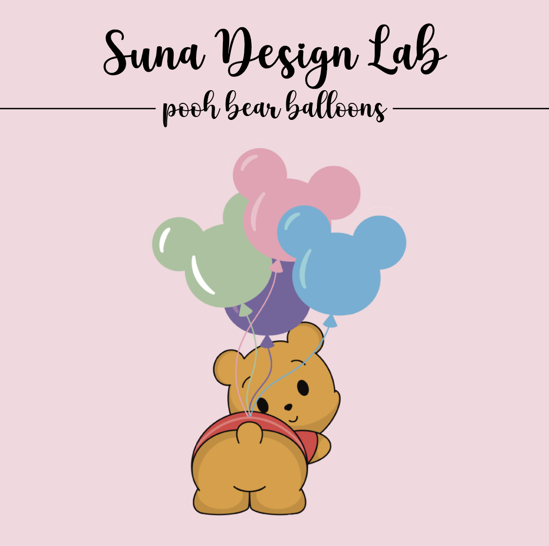 S38 - Pooh Bear Balloons