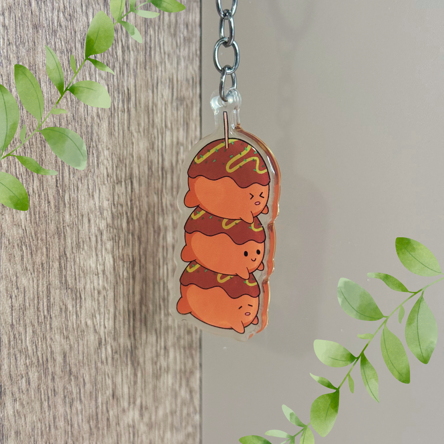 たこ焼き団子キーホルダー